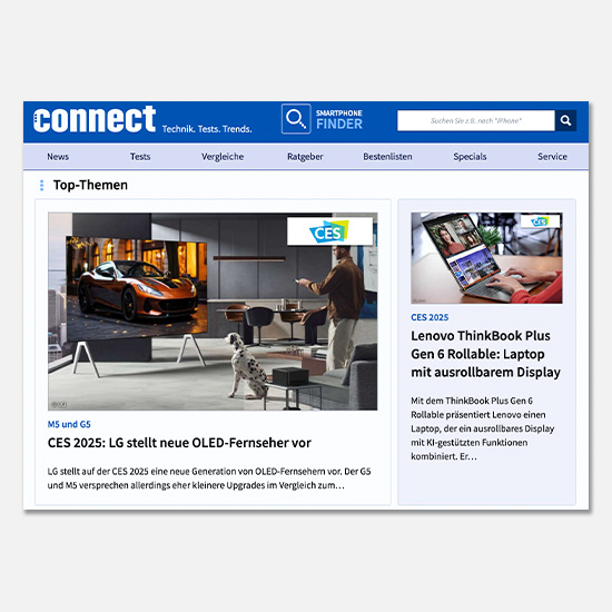 Webseite connect.de