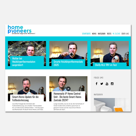Webseite hompioneers.de